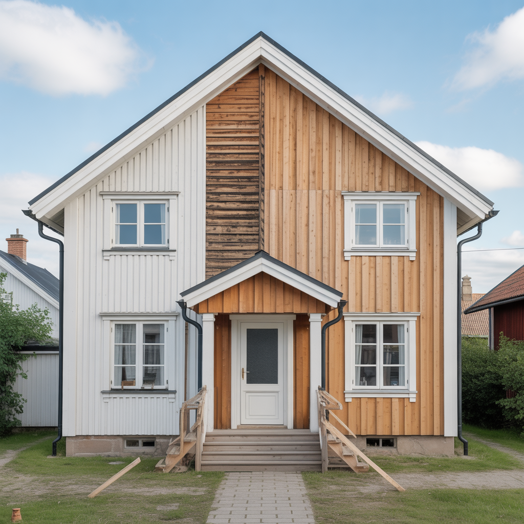 6.Sa byter du trapanel och forbattrar husets estetik