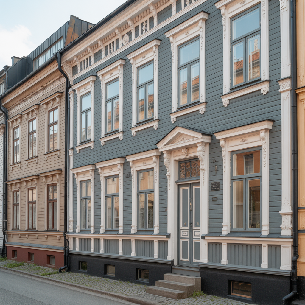 7.Vilka fargval passar bast till ett hus i sekelskiftesstil