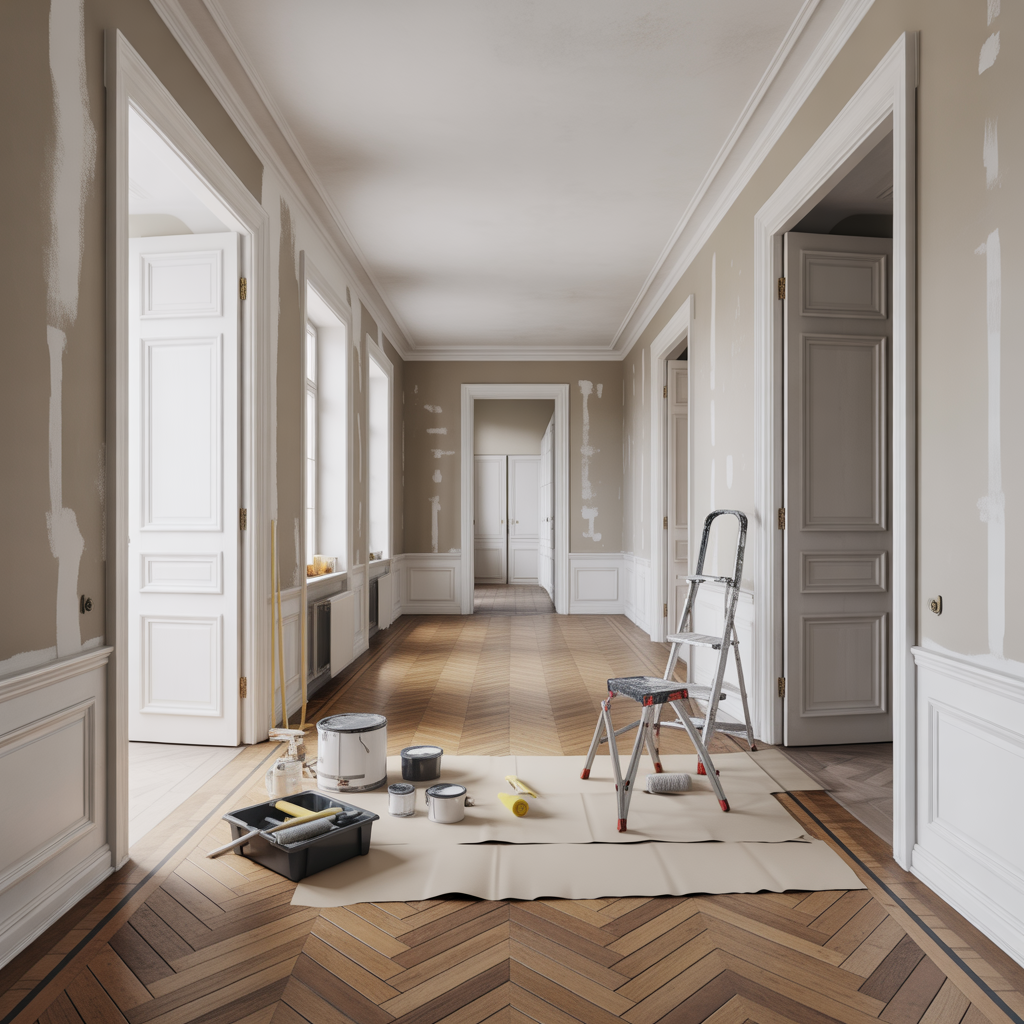 forarbete fore malning inomhus checklista rum for rum